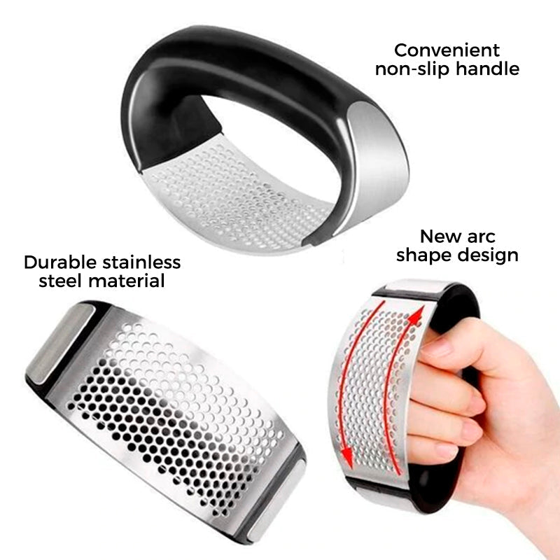 Stainless Steel Garlic Press