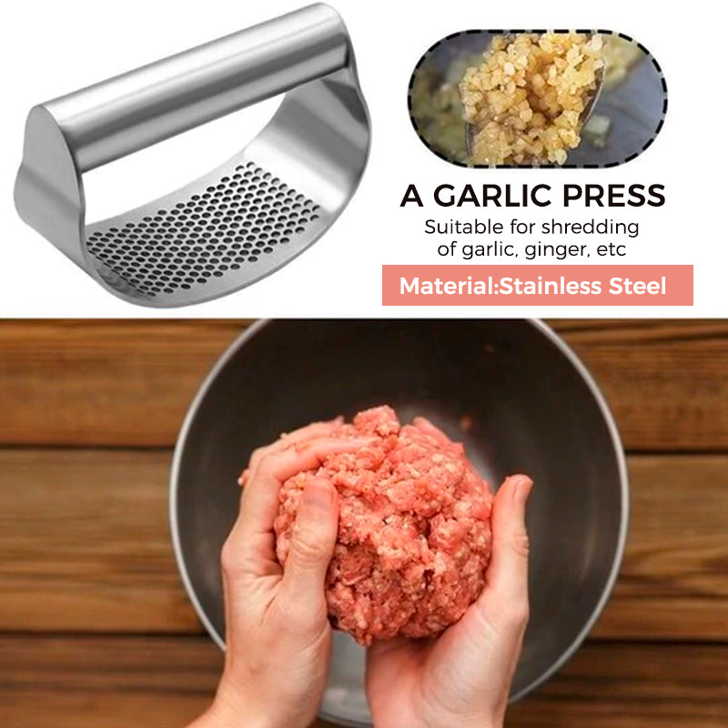 Stainless Steel Garlic Press