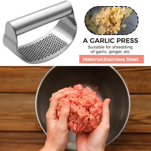 Stainless Steel Garlic Press