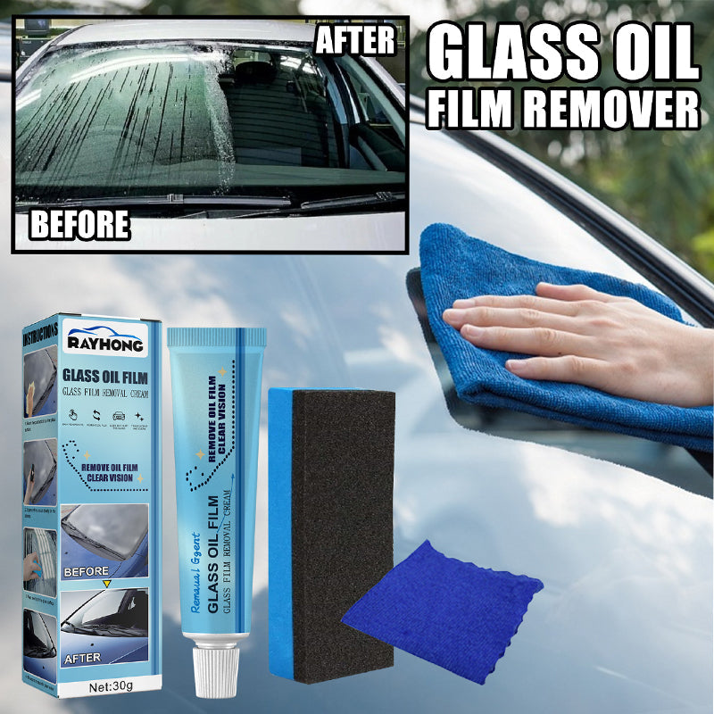 🎊BIG SALE🎊 Car Glass Oil Film Cleaner ♻Safety and Long-term Protection♻