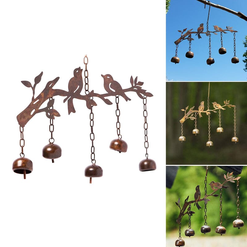 Flickering Bell Bird With Wind Chimes