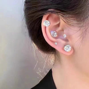 Magnetic Zircon Stud Ear Clip