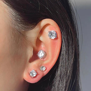 Magnetic Zircon Stud Ear Clip